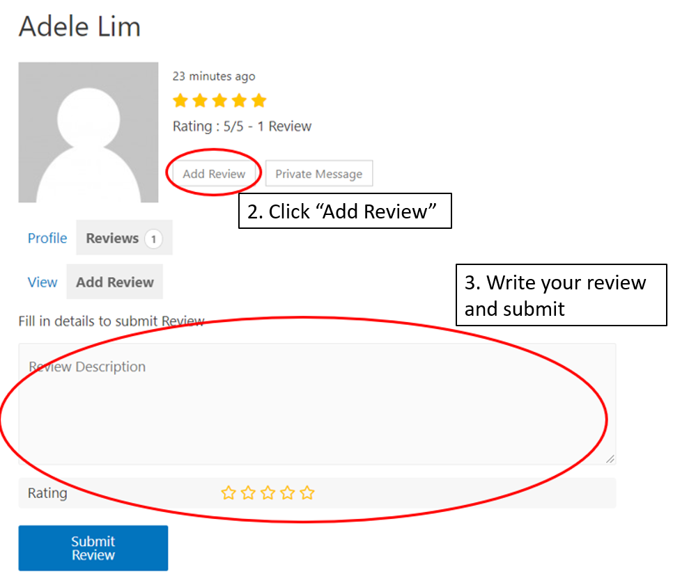 FAQ How To Leave Reviews 1